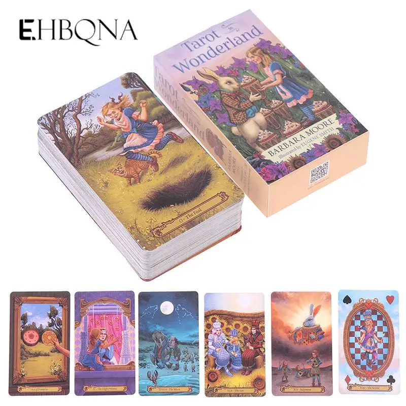 

Tarot In Wonderland Tarot Cards Deck Board Game Card Game Playing Cards Party Table Game Present Gift Fortune-telling Oracle