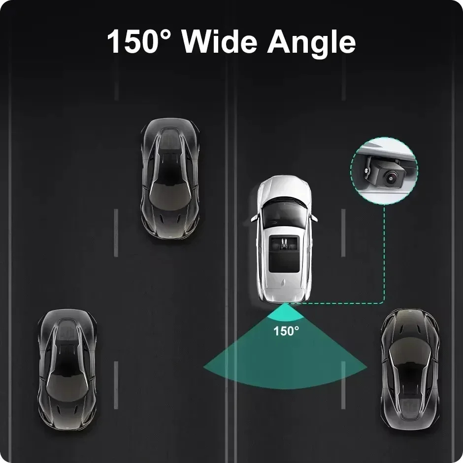 ADAS AI AHD1080 720P Резервная камера Интеллектуальное распознавание слежения