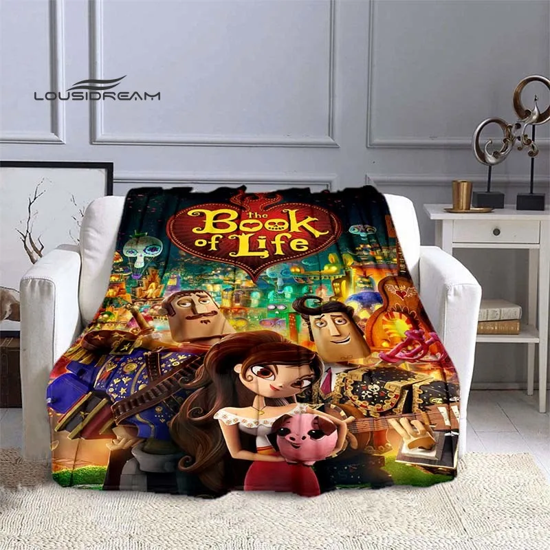 The Book of Life Blankets for Beds Home Travel Adult Flannel Blanket Couch Bed Living Room Sofa Child Keep Warm King Size |