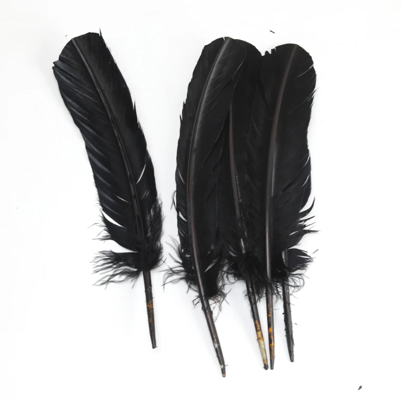 Распродажа черные перья фазана для рукоделия украшение свадебной вечеринки