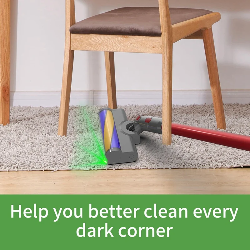 Запчасти для пылесоса SANQ V7 V8 V10 V11 V15 Сменная головка с роликовой щеткой и зеленым