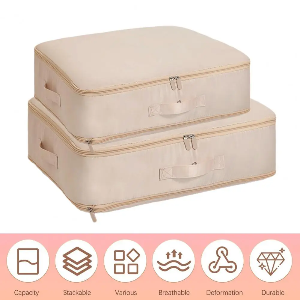 Компрессионная Компактная сумка для хранения с застежкой-молнией и ручкой