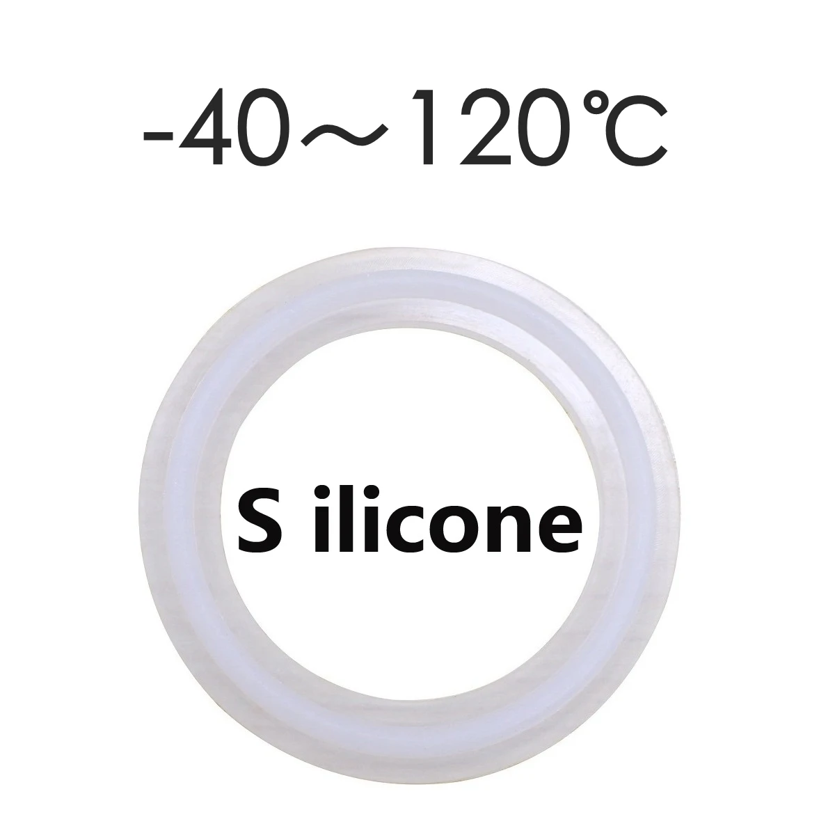 

20-ти компонентная прокладка с тремя зажимами для силикона, PTFE, FKM, EPDM