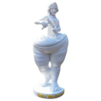 fat lady figurines resin fat lady figure home decor desk decor for women table decor for home yoga room gym gifts for women keep