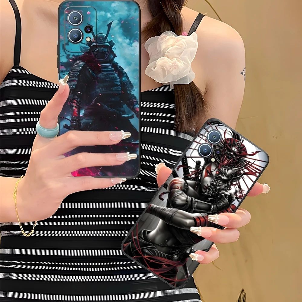 Чехол для мобильного телефона Bushido Samurai Huawei P60 P50 P40 P30 P20 P10 P9 P8 Pro Lite Plus черный мягкий