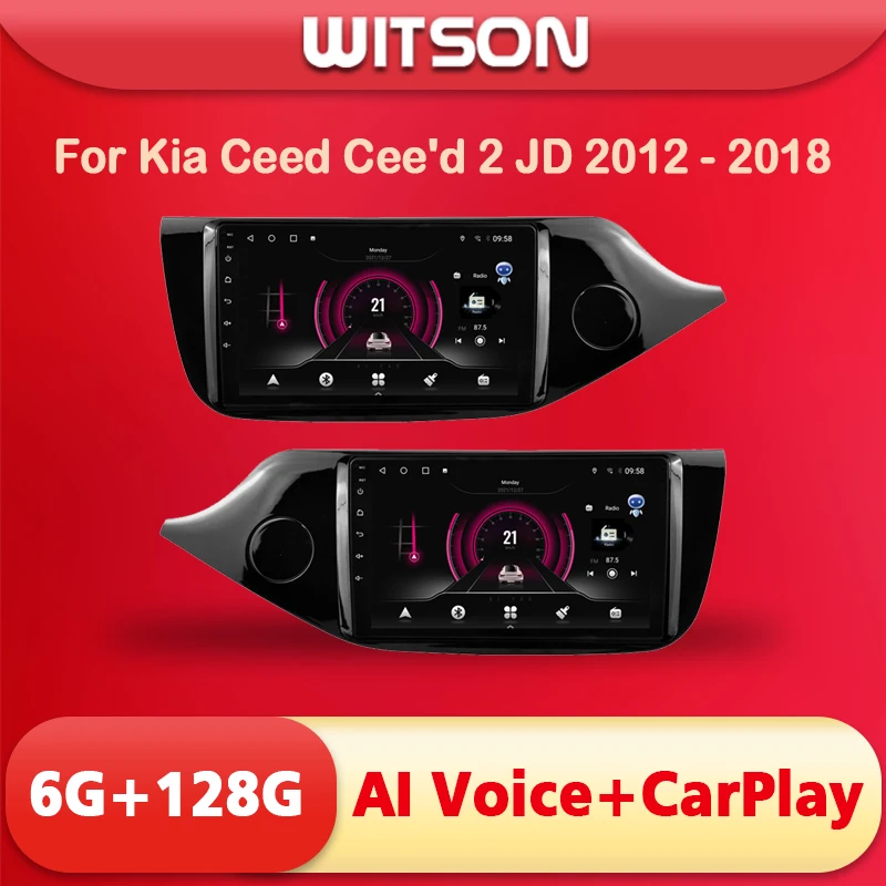 WITSON AI VOICE Android 11 Car Audio System For KIA CEED 2013 2014 2015 2016 2017 Touch Screen Video 2din Wireless CarPlay WITSON AI VOICE Android 11 Car Audio System For KIA CEED 2013 2014 2015 2016 2017 Touch Screen Video 2din Wireless CarPlay