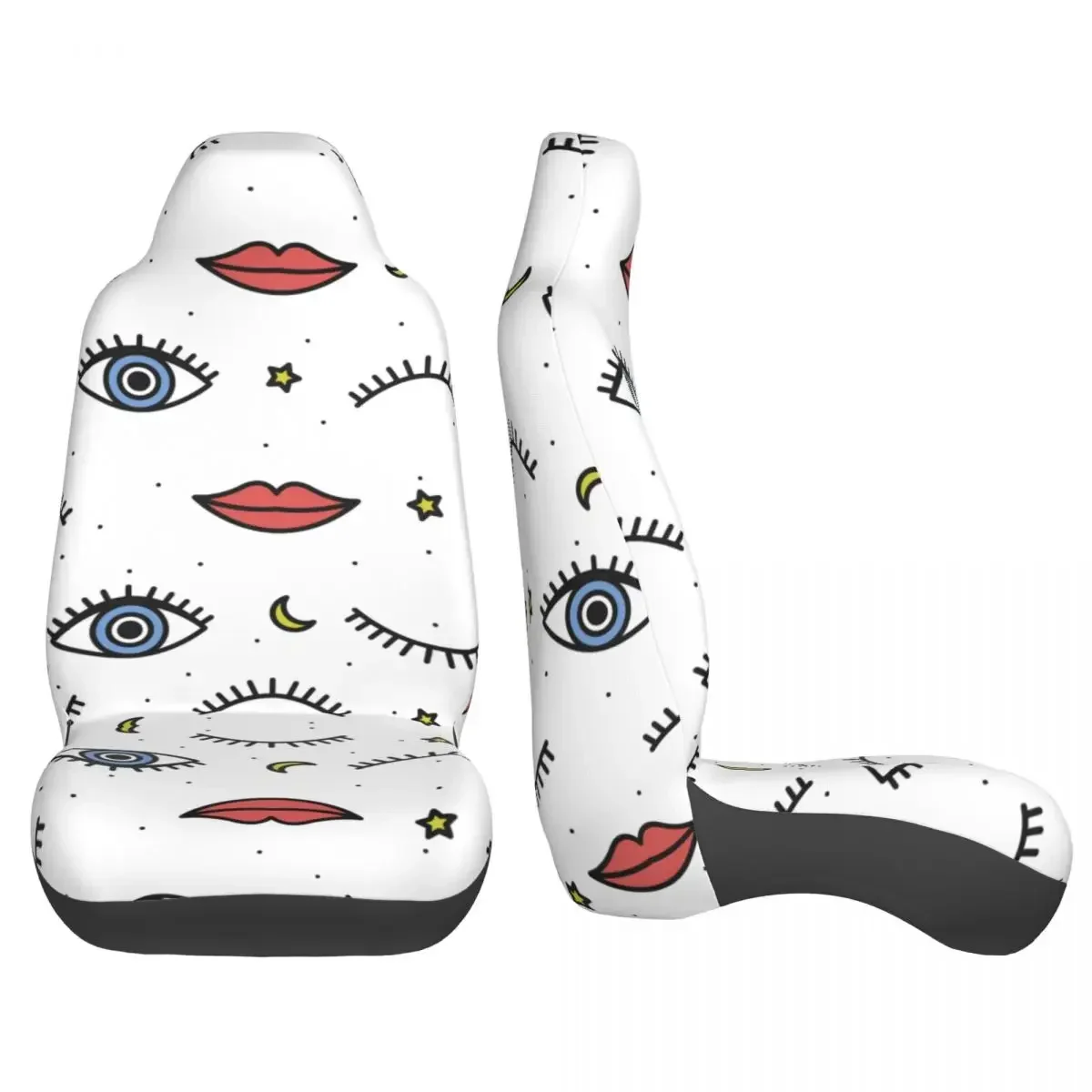 Фото Защитник Универсальный для asiento coche, ojos Buhodélicos con sus labios, accesorios interiores, fundas para asiento coche №4