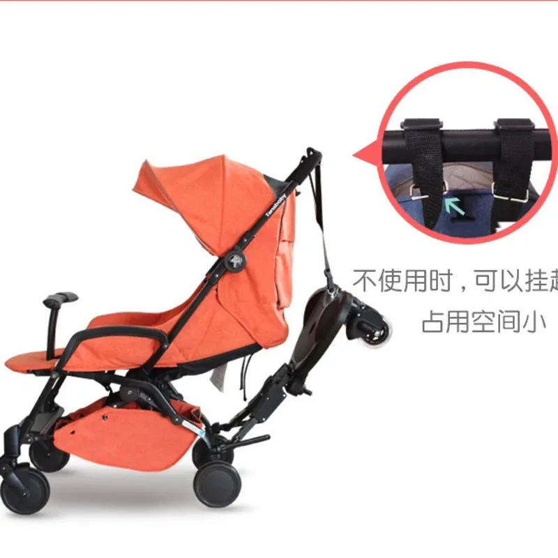 Baby Stroller Auxiliary Pedal Two-child Travel Standing Version Stroller Pedal Twin Trailer Universal Accessories enlarge