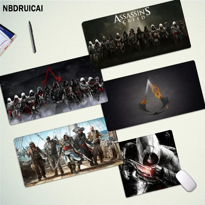 

Game A-Assassins And C-Creed My Favorite Customized Laptop Gaming Mouse Pad Size For Keyboards Mat Mousepad For Boyfriend Gift