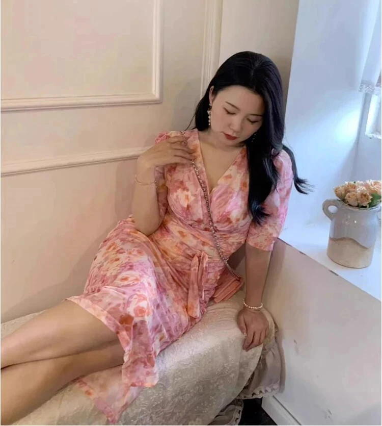 Новое весенне-летнее модное повседневное эластичное брендовое женское платье