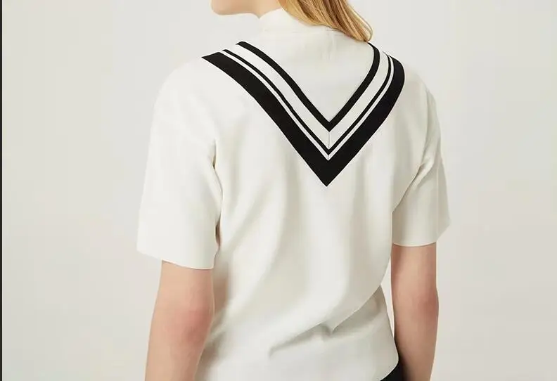 Golf summer women's T Shirt Fashion golf Wear  black white Slim fashion