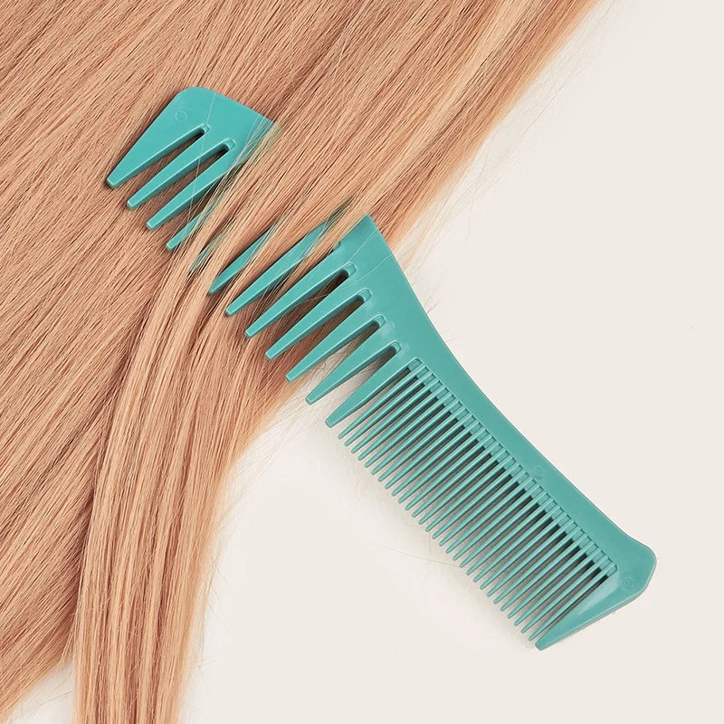 

Anti-static Hairdressing Combs Colorful Dense Wide Tooth Hair Detangler Comb Makeup Haircare Styling Tool for Men Women 3 Style