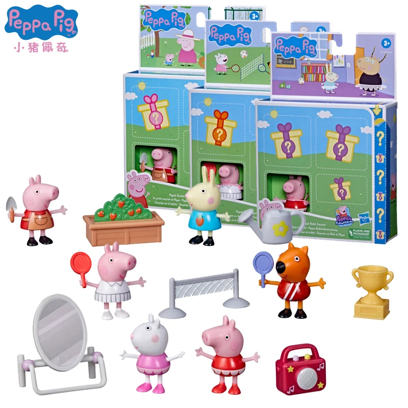 

Hasbro Peppa Pig Peppas Adventures Peppas Ballet Tennis Garden Surprise Figure and Accessory Set Toy F2517