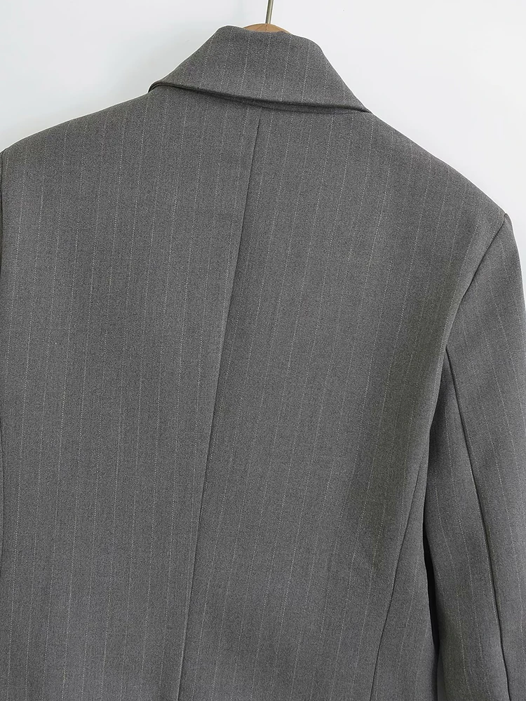 Осень-зима 2024 новый темпераментный двубортный короткий повседневный