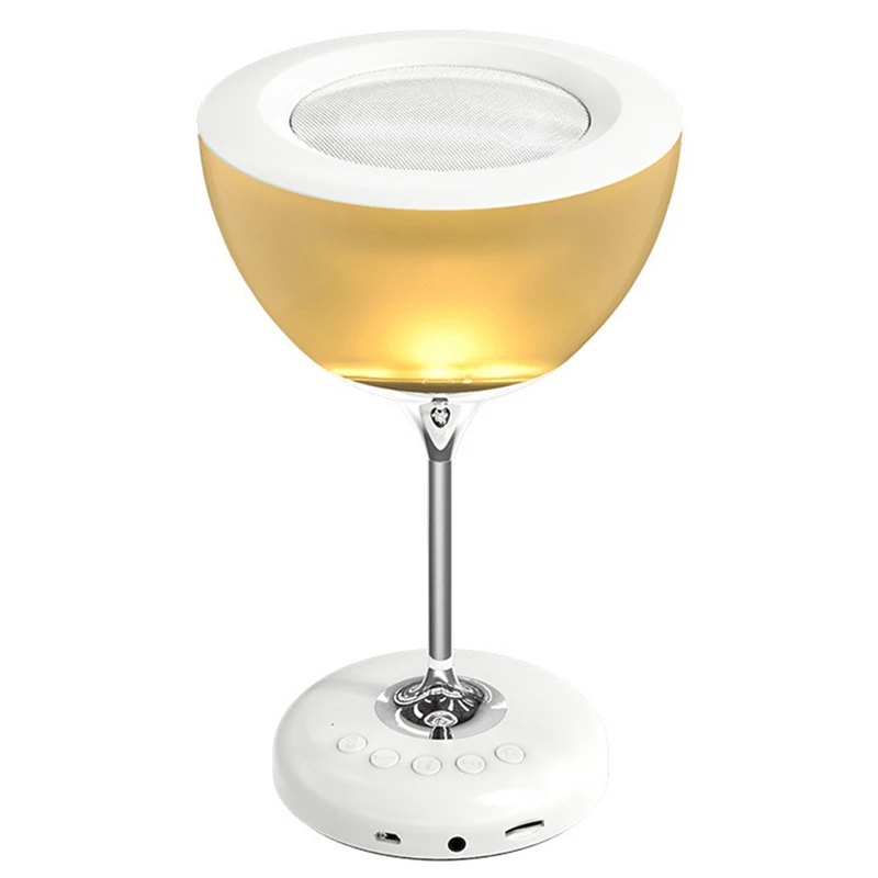 

Night Light Bluetooth Speaker, Bluetooth 5.0 Audio 6 Color Light Audio LED Audio Desk Lamp Bluetooth Speaker