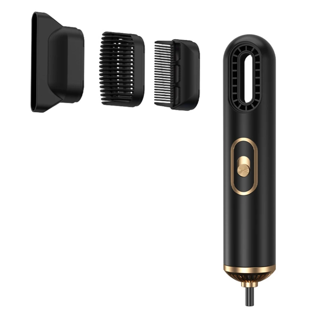 

3 in 1 Hair Dryer Cold Hot Air Blue Light Negative Ion Brush Professional Electric Hair Dryers for Home Travel a EU Plug