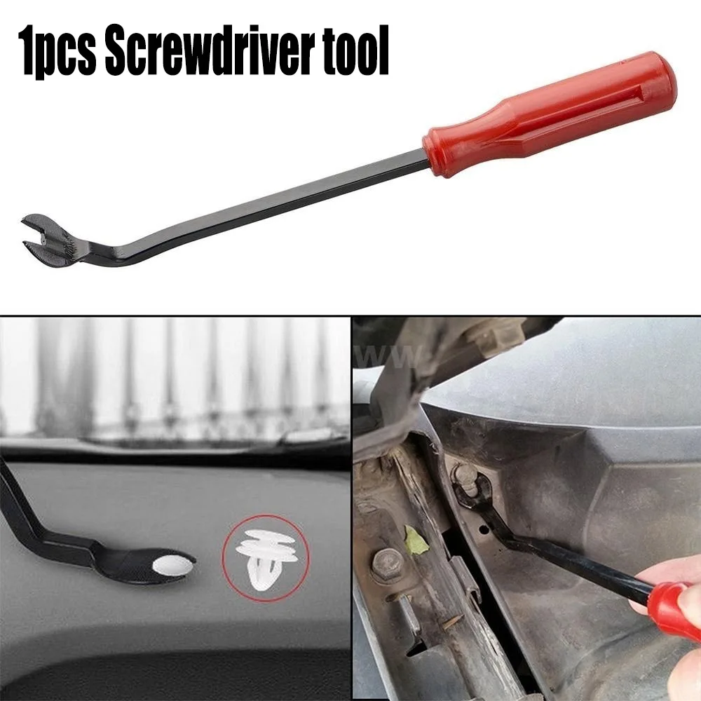 

Набор инструментов для снятия обшивки кузова автомобиля, приборной панели и дверных панелей с инструментами для удаления креплений для ремонта салона автомобиля - L