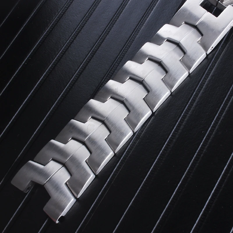 22mm For TAG Heuer Watch Stainless Steel Bracelet Strap Band Silver