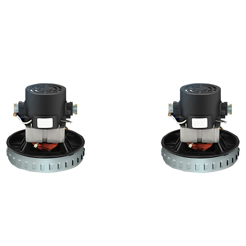 

2X 220V 1200W Universal Vacuum Cleaner Motor 130Mm Diameter For Karcher Midea Rowenta Vacuum Copper Wire Motor