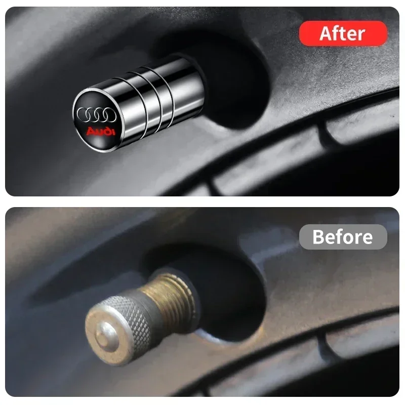 4 шт. автомобильный Стайлинг 3D алюминиевые металлические колпачки воздушного