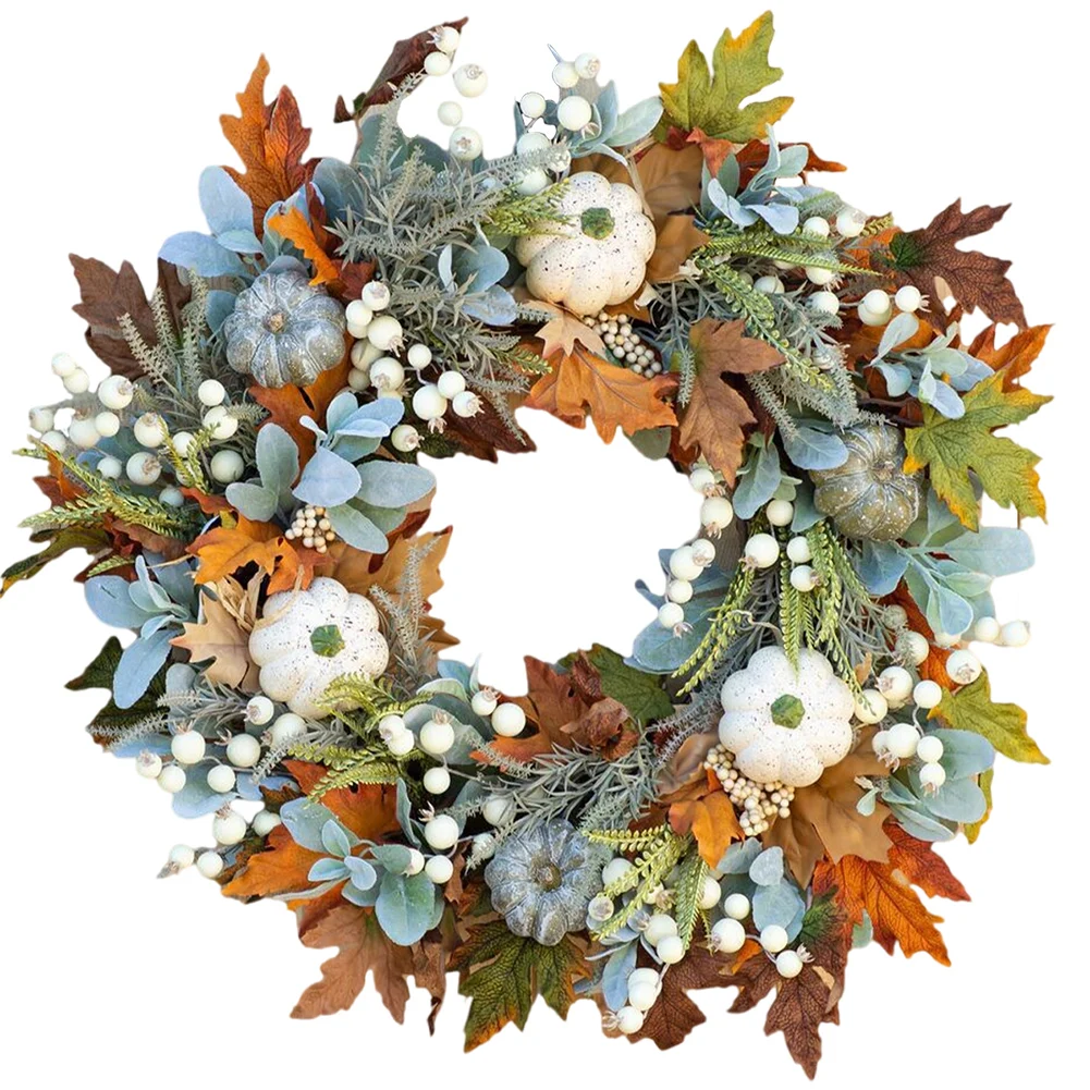 35/40 см гирлянда с тыквой и ягодами оконная подвесная имитация растения венок из