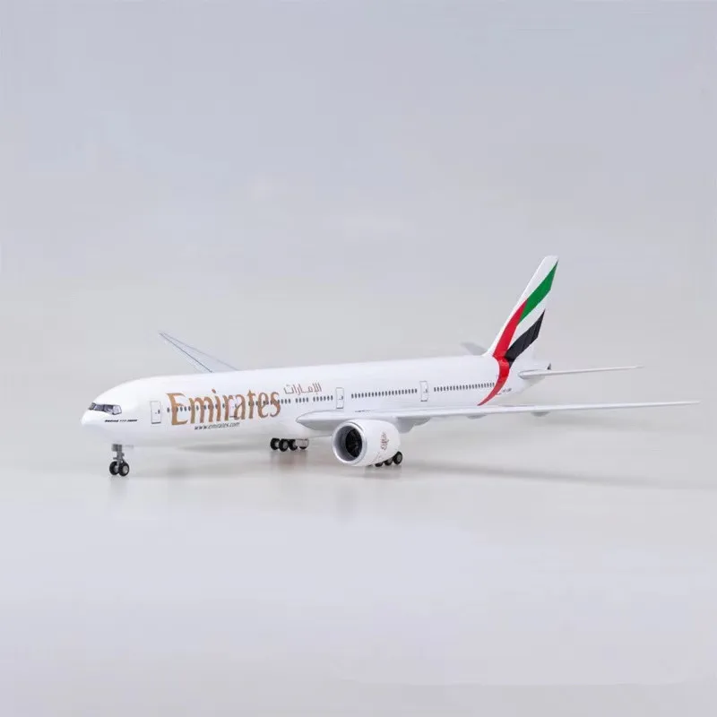 45 см масштаб 1/160 литая под давлением модель A380 Emirates Airways полимерный самолет со