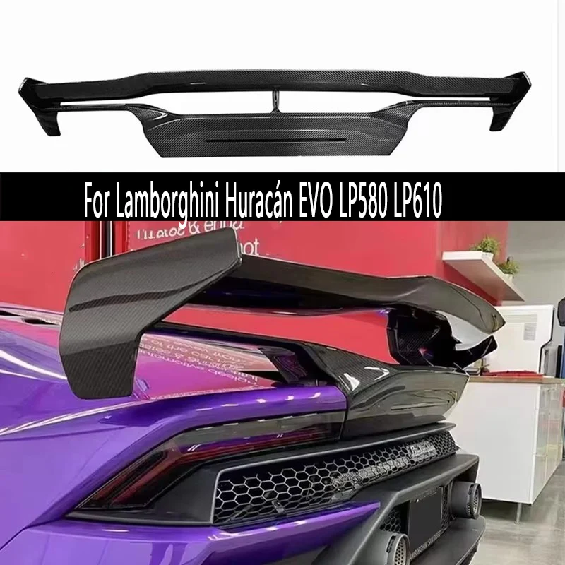 Для Lamborghini Huracán EVO LP580 LP610 хвостовые плавники из углеродного волокна задний