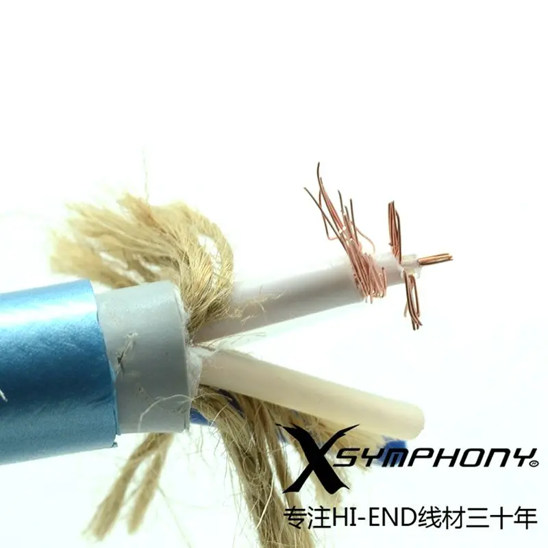 

Французская X-симфония AC-1 XPOCC Sumitomo, однокристальный медный усовершенствованный шнур питания HiFi, кабель питания для блендера, CD