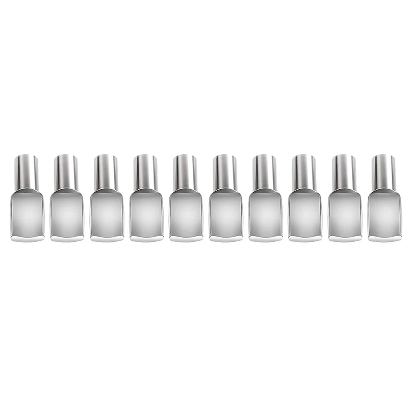 

Metal Nickel Shelf Pins Spoon Shaped Cabinet Support Pegs Holder (200 Packs, 5Mm)