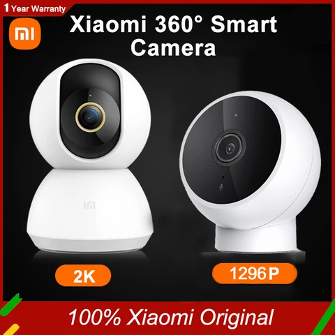 Умная IP-камера Xiaomi Mijia, 2K, 1296P, HD, угол 360 градусов