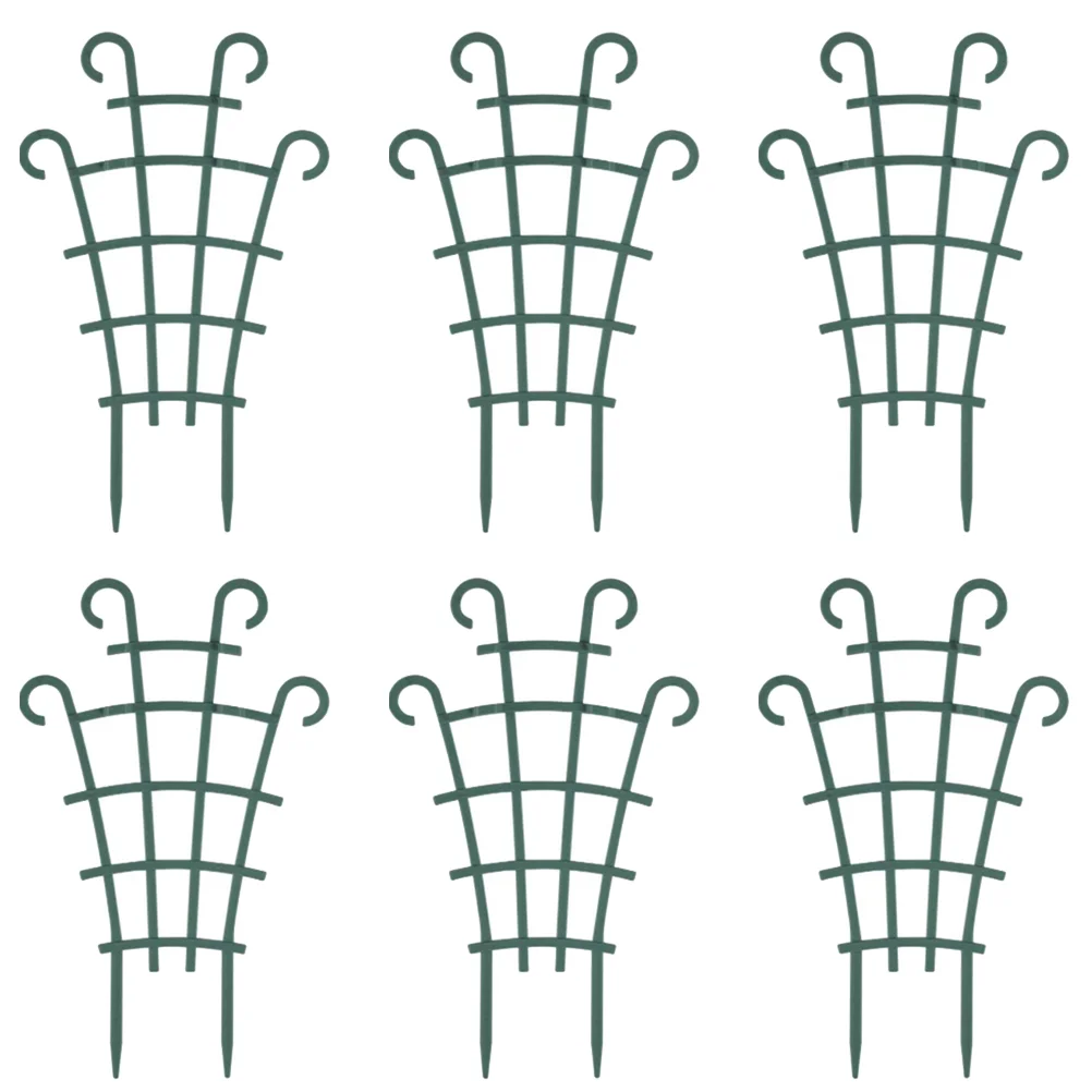 

6pcs Potted Plant Trellis DIY Flower Supports Climbing Racks Gardening Supplies