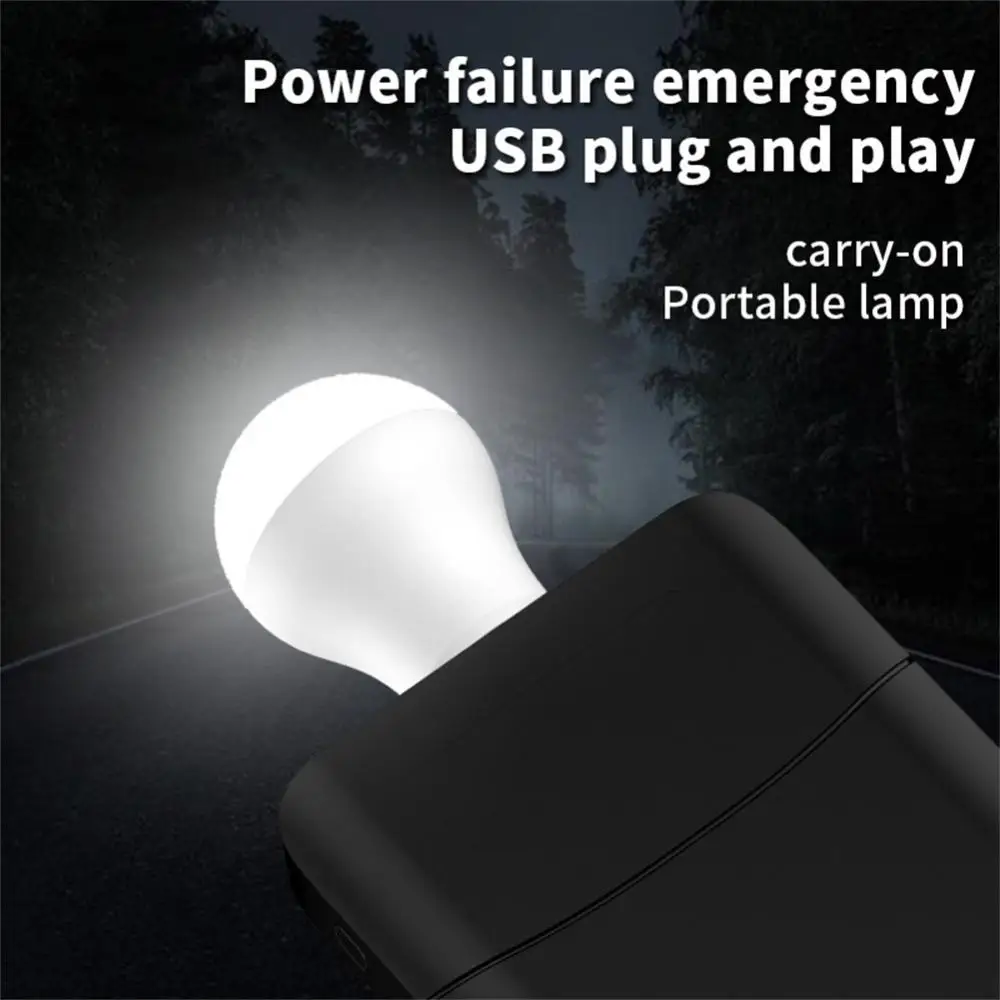 

Светодиодный ночник с USB-разъемом, портативная мини-лампа для ноутбука, светильник для чтения с мобильной зарядкой, маленький круглый свети...