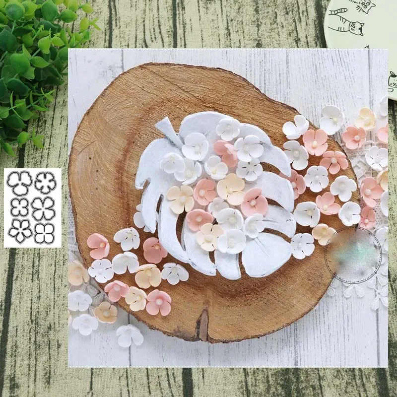 

Metal Cutting Dies 6pc flower Scrapbooking Stencil Craft Cut Die For DIY Card Crafts Handmade