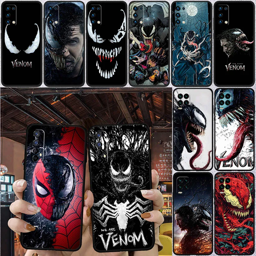 Чехол Venom 3 для телефона Samsung Galaxy Note 8 9 10 20 Ultra Lite Plus A03 A11 M21 J5 J6 J7 J8 Prime Core Pro Quantum 2