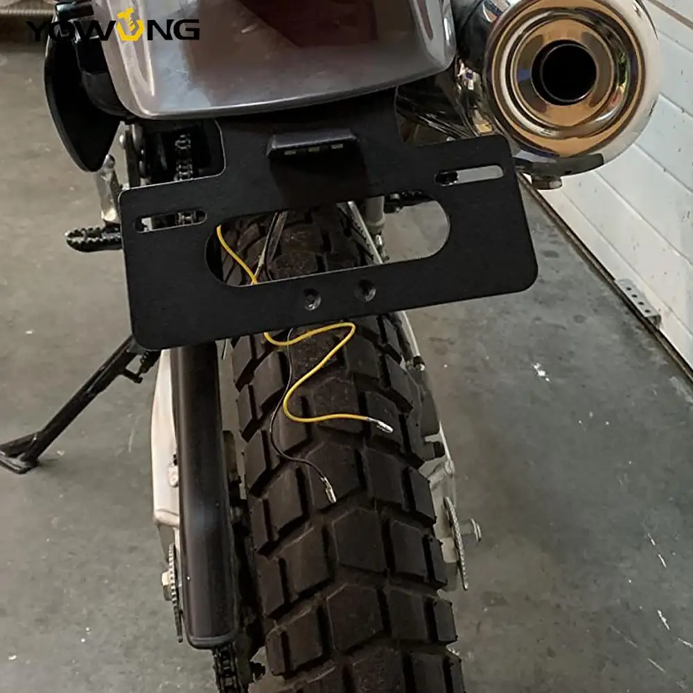 

2023 Motorcycle CNC License Plate Bracket Holder With Light For Suzuki DR650 DR650S DR650SE DR 650 S SE 1996-2019 2020 2021 2022