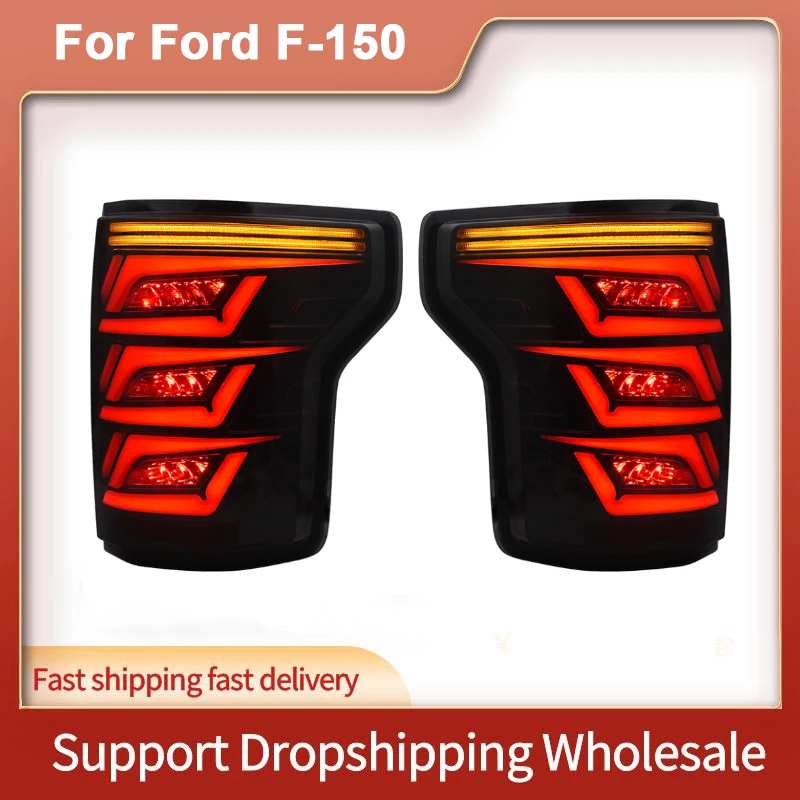 

Задний светодиодный фонарь для Ford F-150 F150 raptor, задний фонарь, задний фонарь 2015 2016 2017 2018 2019, задний тормоз, сигнал поворота