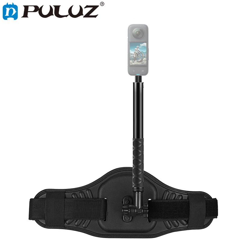

PULUZ Waist Belt Mount Strap W/h Adapter Screw for GoPro 11 10 9 Fushion DJI OSMO Pocket Insta360 ONE X2 X3 RS Theta S/V Cameras