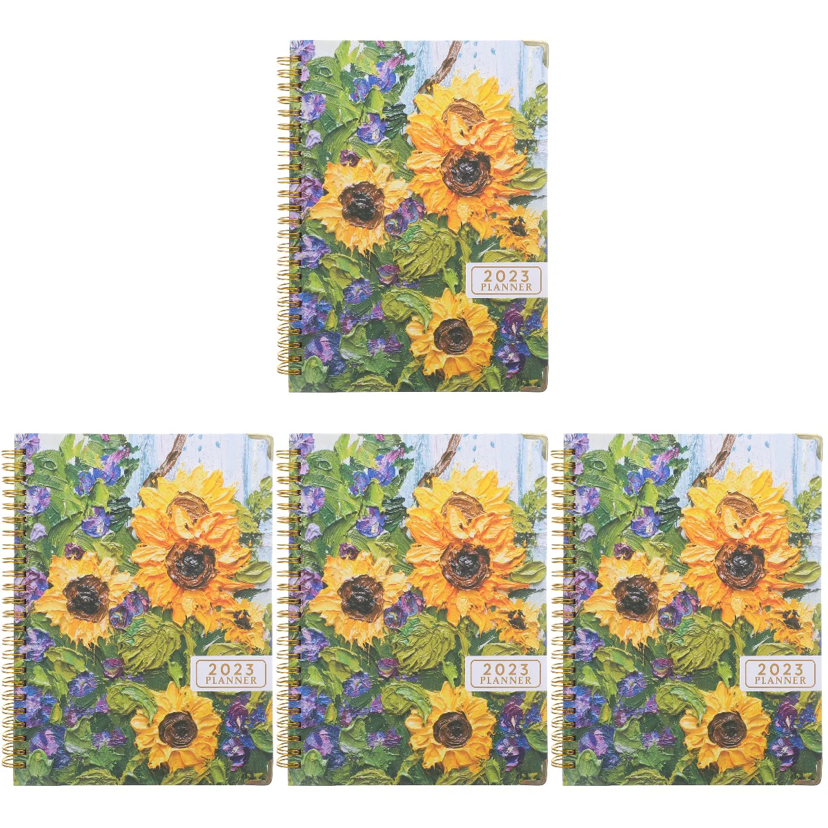 

4pcs Multi-Function Note Book Portable Planner Organizer Convenient Academic Planner Office Accessory
