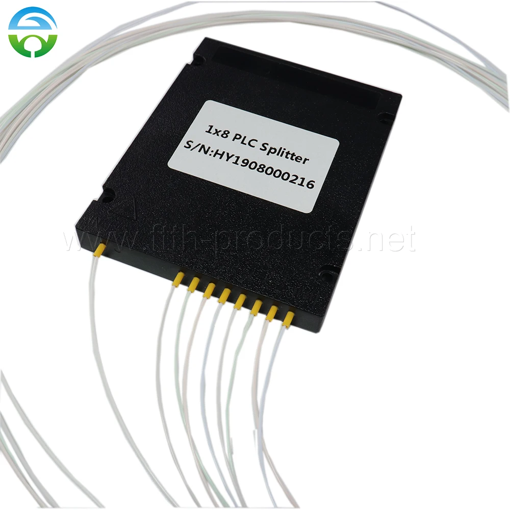 Оптоволоконный разветвитель ПЛК коробка ABS G657A1 0 9 мм SC APC 1 м 1x8 10 шт.