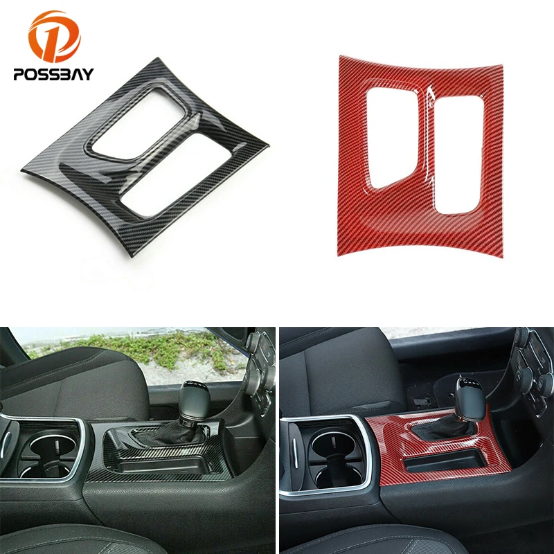 

Car Carbon Fiber Central Control Gear Shift Panel Trim for Dodge Charger 2016 2017 2018 2019 2020 2021 قطع غيار دودج تشارجر
