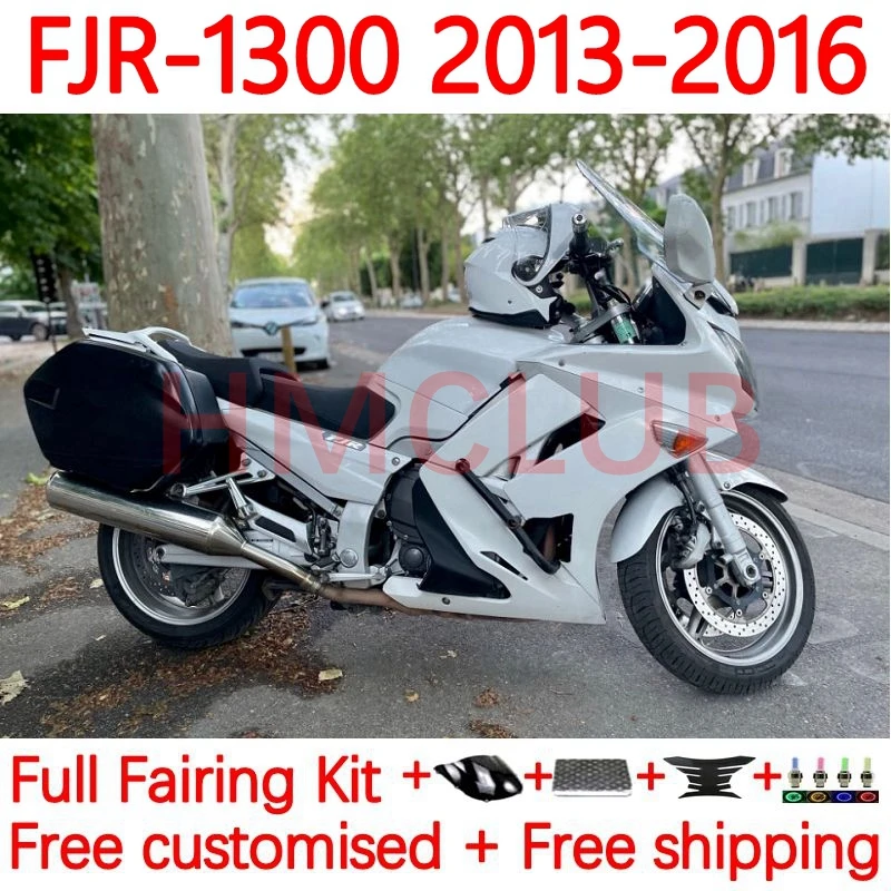 

Корпус для YAMAHA FJR-1300 FJR 1300 A CC FJR-1300A FJR1300 2013 2014 2015 2016 FJR1300A 13 14 15 16 Обтекатели белый глянцевый 38No.100