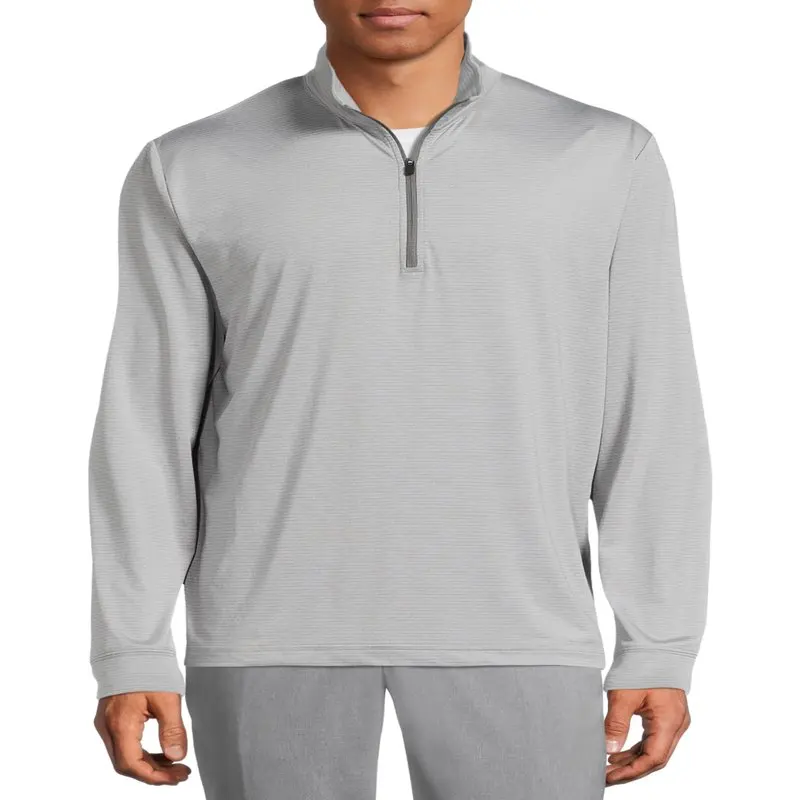 

Men's and Big Men's Performance Long Sleeve Sun Shade 1/4 , up to size 5XL