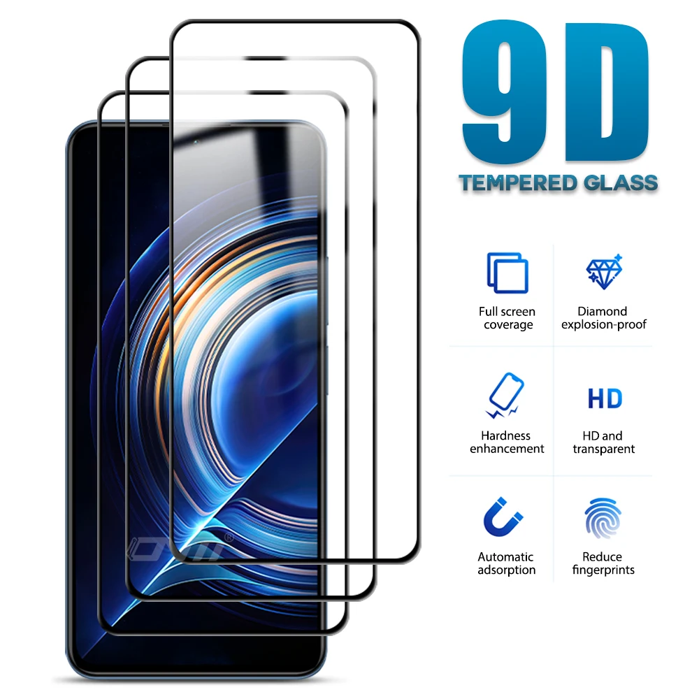 

9D закаленное стекло Защита для экрана для Xiaomi Redmi K40 K50 Pro Gaming Edition 9H Защита от царапин полное покрытие защитная пленка