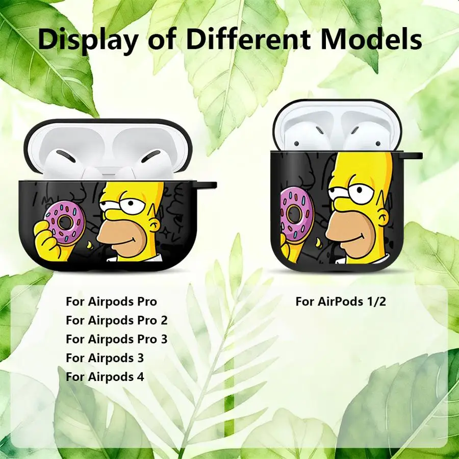 Фото Крутой чехол с изображением Симпсонов для Airpods Pro 2 Pro2 3 Pro3 4 1, чехол для наушников №3