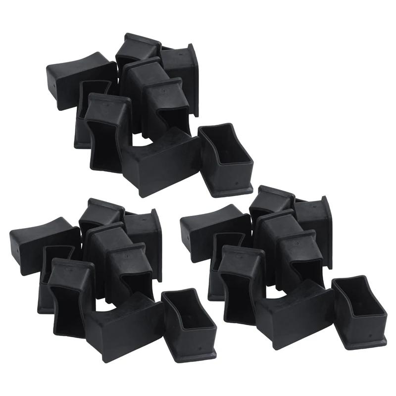 

Rubber Chair Table Foot Cover Furniture Leg Protectors 25X50mm 30 Pcs