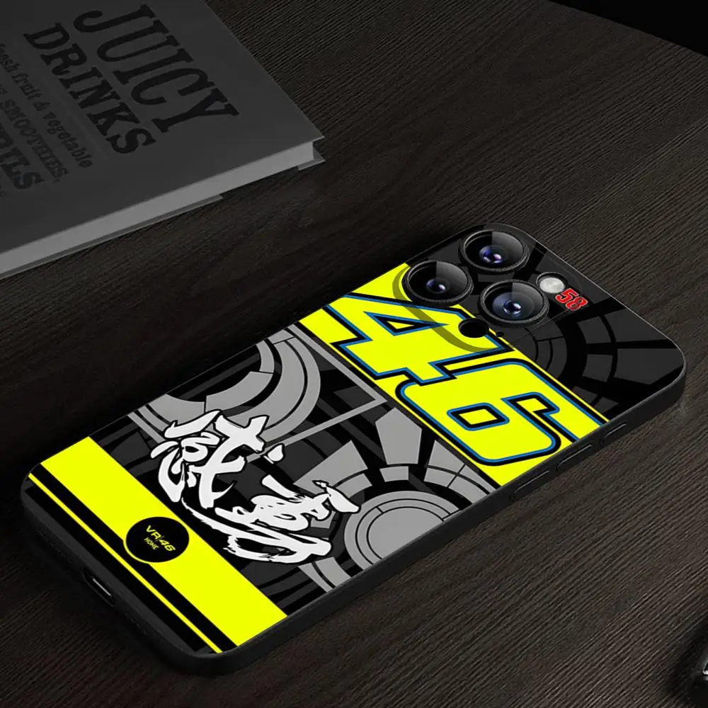 Чехол для телефона MINISO V-Valentiny R-Rossies 46 iPhone 15 16 13 Pro Max 14 12 11 Xr X 8 7 6 Plus роскошная задняя