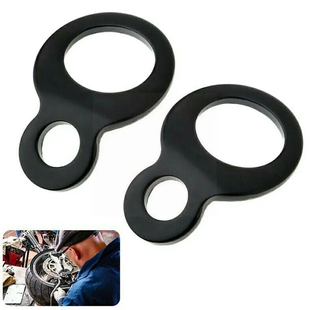 

2pcs Tie Down Strap Rings for Motorcycle Dirt Bike ATV UTV Attach Tie-downs Steel Tie-Down Strap Rings T3Q5