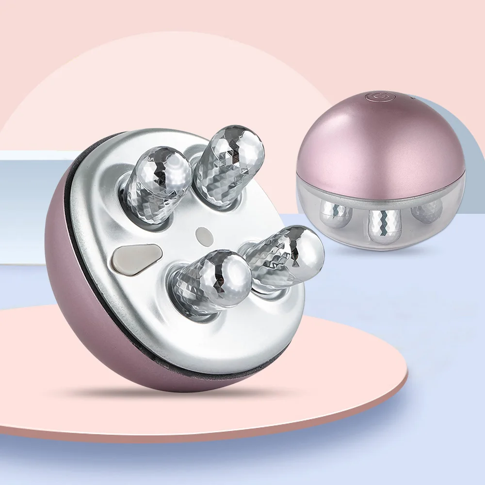 

EMS Wirelss 3D Roller Face Lifting Massager Micro-Current Tighten Face Wrinkle Removal Home Use Multi-Functional Relax