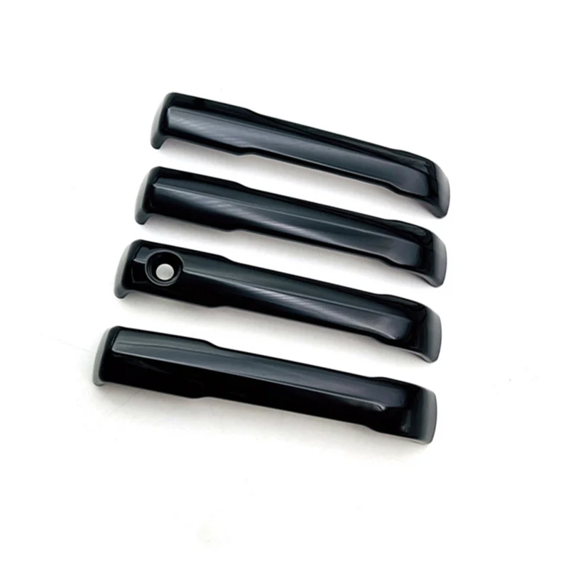 

4Pcs ABS Glossy Black Car External Side Door Handle Cover Trim for Toyota Sequoia 2023+