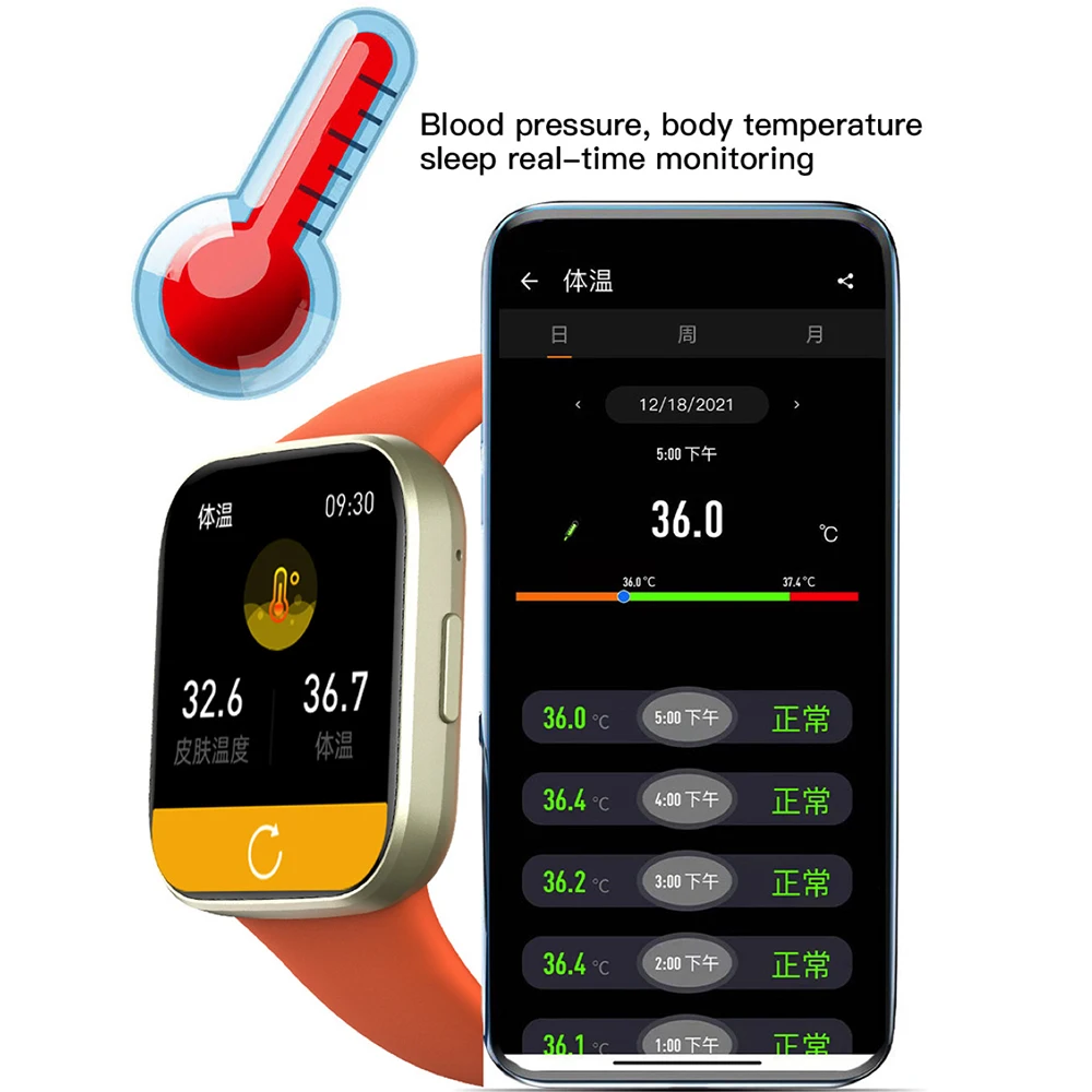 Смарт-часы 1 83 дюйма с синим зубом для мужчин и женщин